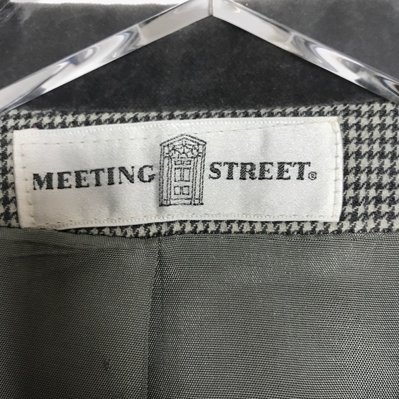 Meeting Street houndstooth blazer w/velvet collar - Picture 8 of 8